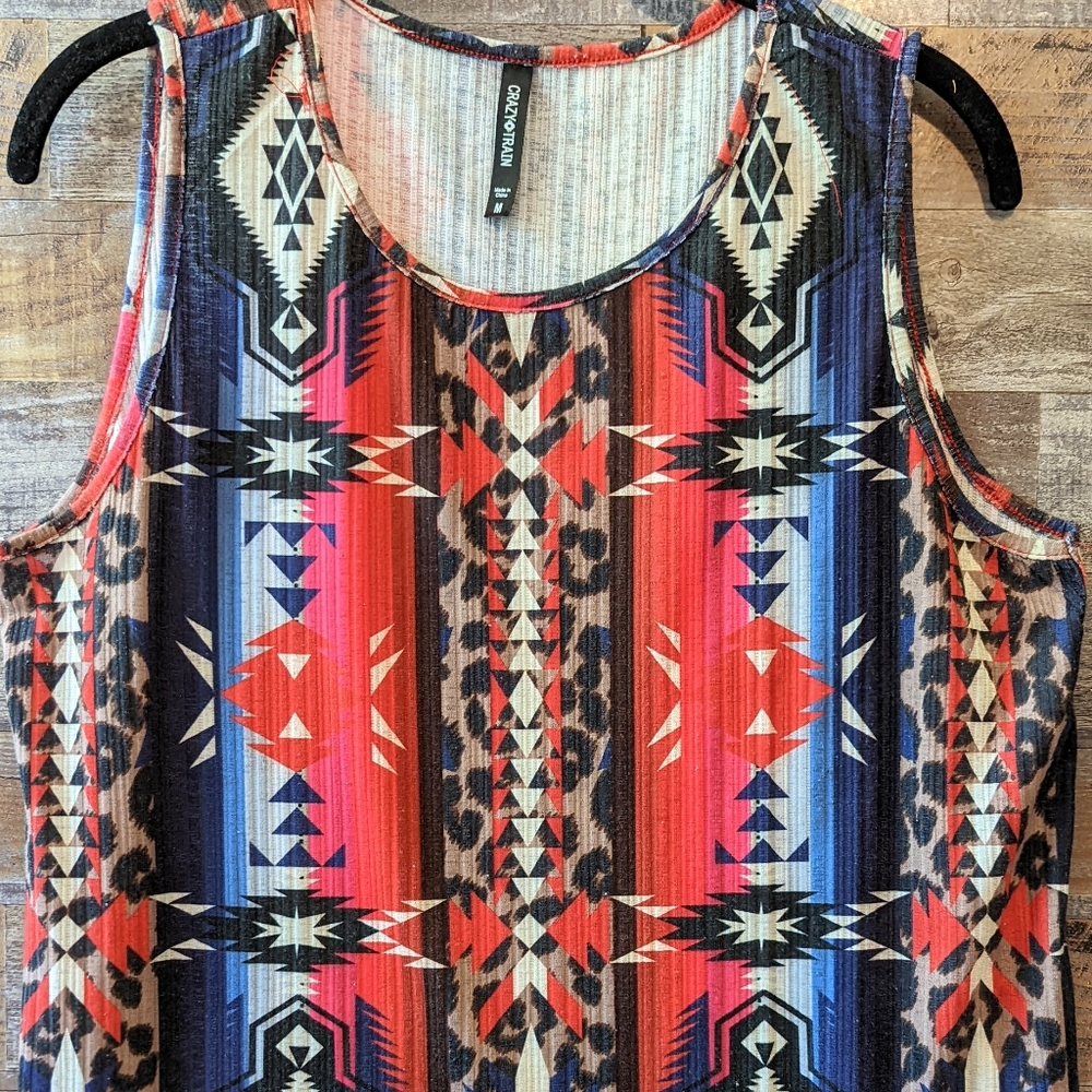 Crazy Train Aztec Tank - Picture 5 of 13